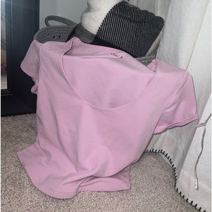 Abercrombie seamless double lined top